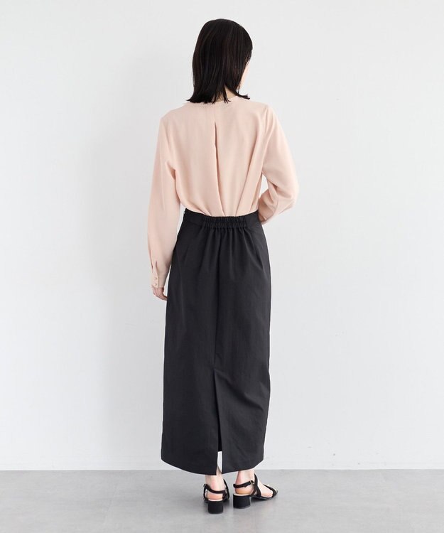 YECCA VECCA ロングナロースカート Black