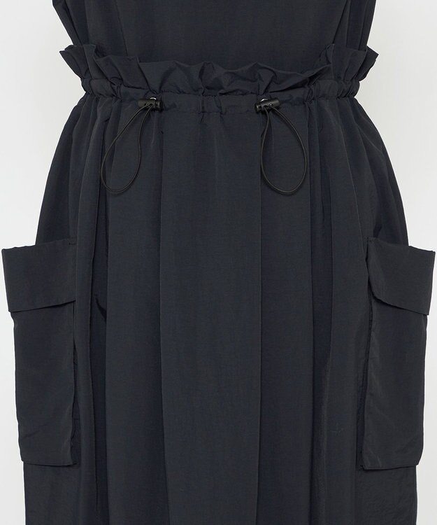 uncrave 【撥水・洗濯機洗い可】ライトプルーフナイロン スカート（uncrave WHITE） ブラック