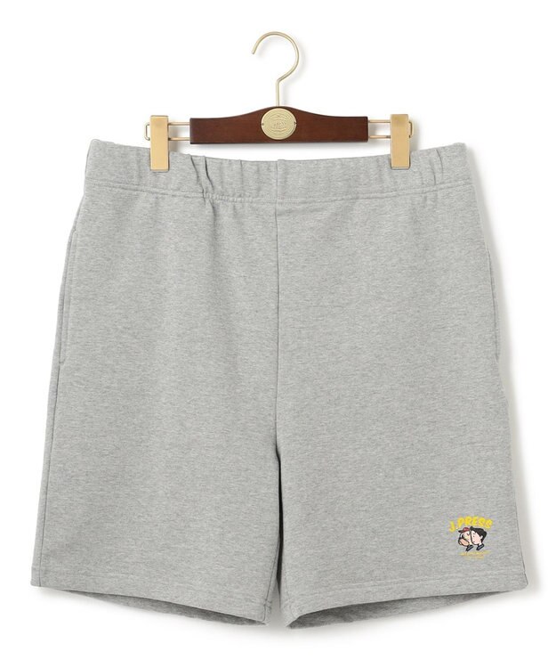 J.PRESS MEN 【AaronChang】【UNISEX】スウエット ショートパンツ ライトグレー系