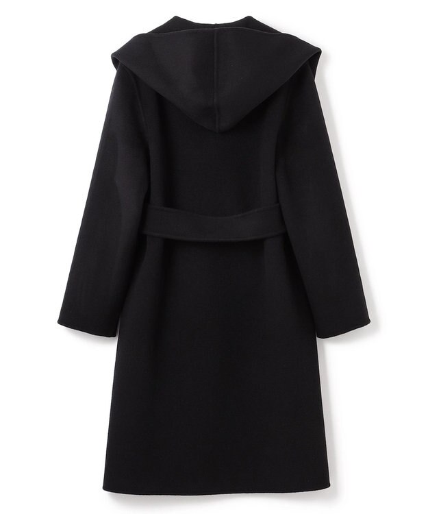 JOSEPH ダブルフェイスカラーブロック　ラップコート Black/grey