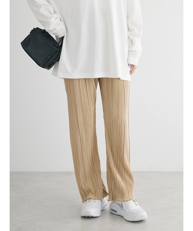 Green Parks ・ＳＵＧＡＲ　ＳＰＯＯＮ　プリーツパンツ Beige