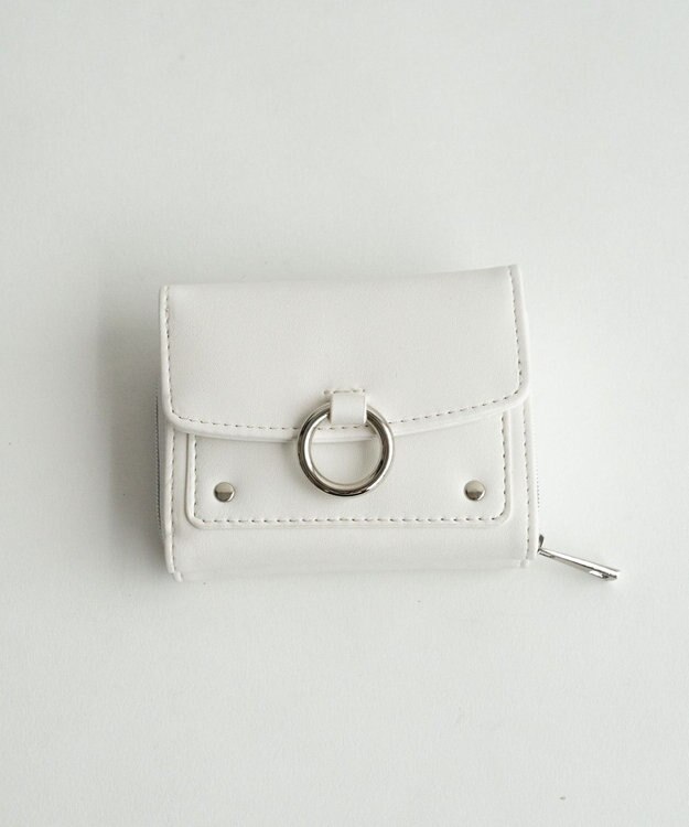 WEGO リングフラップウォレット ホワイト