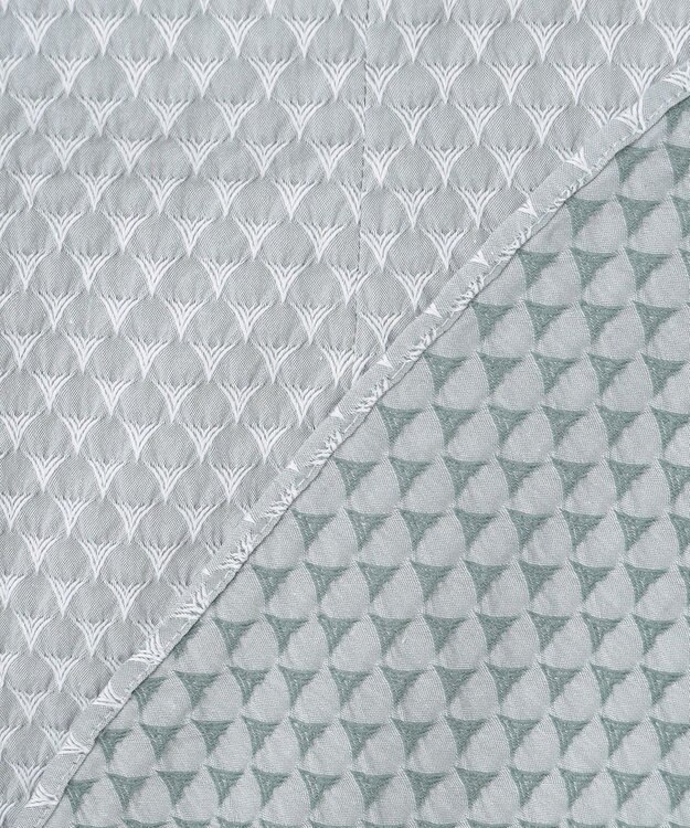 JOSEPH HOMME トライジャガードストレッチ　ウィングカラーシャツ ピーコックグリーン系