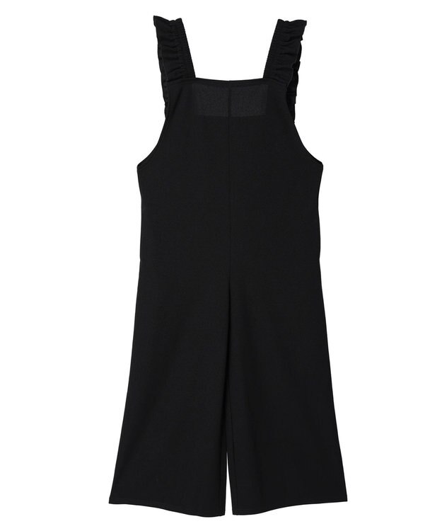 Green Parks ・ＲＡＹ　ＣＡＳＳＩＮ　ラッフルショルダーサロペット Black