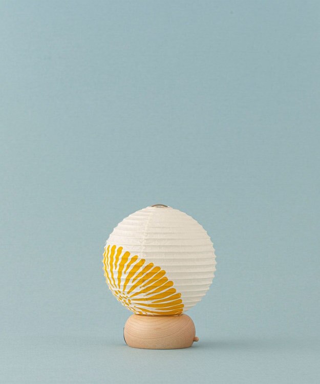 ちょうちん堂 【きもち】HITAMUKI 菊 ちょうちん ライト ホワイト