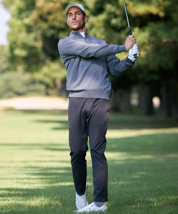 ZERO HALLIBURTON ハーフジップニット ZHG-M5A4a 85113 グレー