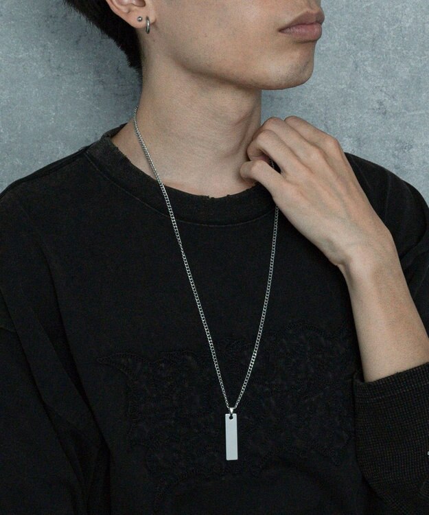 WEGO Mモチーフロングチェーンネックレス 柄2