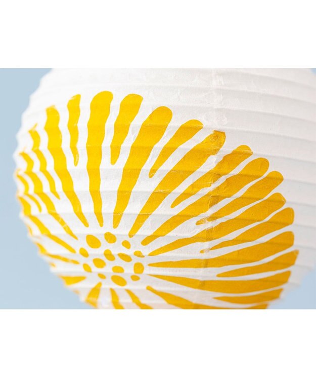 ちょうちん堂 【きもち】HITAMUKI 菊 ちょうちん ライト ホワイト