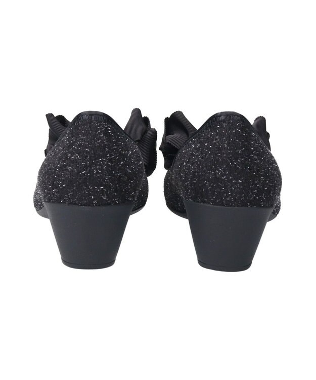 Bridget Birkin ＜3E＞【Bridget Birkin Walk】リボンウォーキングパンプス ブラック雑材