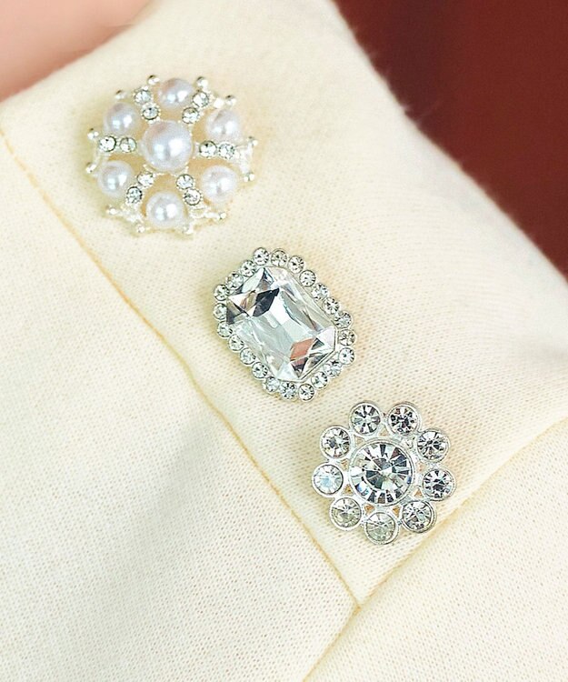 Tiaclasse L 【洗える】裏起毛ドッキングワンピース アイボリー