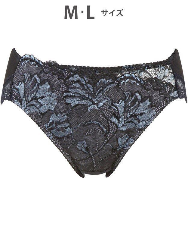 Wing Wing Lesiage 【3000シリーズ】 ペアショーツ はきこみ丈ふつう PF3000 ウイング／ワコール ブラック