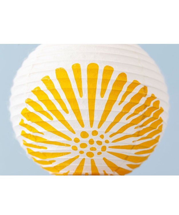 ちょうちん堂 【きもち】HITAMUKI 菊 ちょうちん ライト ホワイト