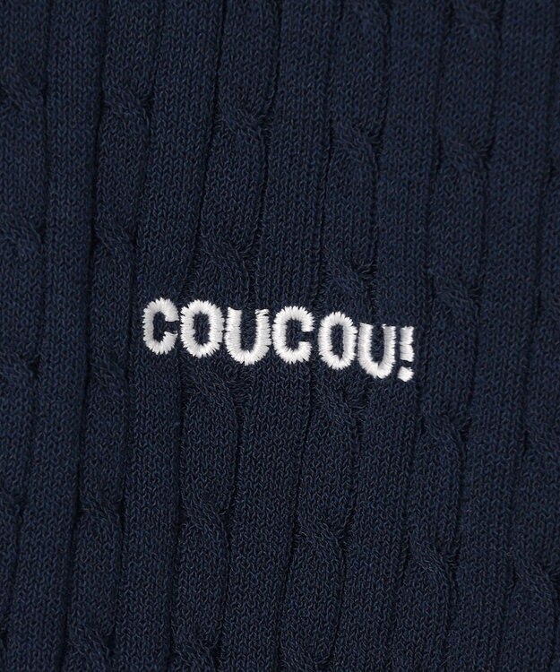 組曲 【先行予約・Flower Collection】COUCOUニット カーディガン ネイビー系