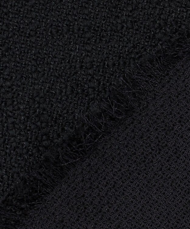 23区 【R(アール)】プリペラツイード ブラウス ブラック系