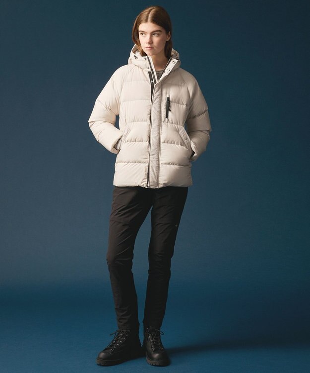 JOSEPH ABBOUD MOUNTAIN 【軽量/ソフト/イージーケア】ソフトダンボールニット プルオーバー ライトグレー系