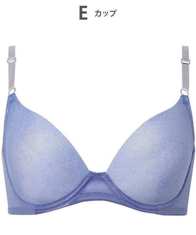 Wing ブラジャー 汗のベタつきや不快感を軽減 軽やかなつけごこち 背中すっきり 【夏のうすかるブラ】 春 夏 KB2873 ウイング／ワコール ブルー