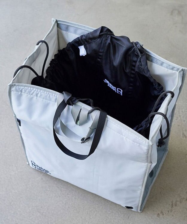 ROOTOTE 9655【BLT×RT コラボ商品】RT. Baluko Laundry Place.ランドリーバッグ.コンテナ 01：グレー