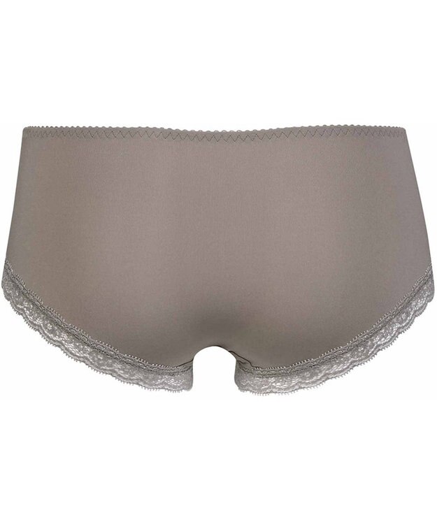 WACOAL ボーイレングス ショーツ 【リボンブラ 脇すっきり】 BRB433とペア はきこみ丈あさめ ナイロンベア天竺素材(バック) レディース PRA633 /ワコール グレー