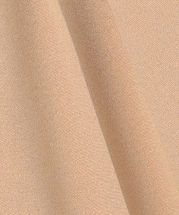 組曲 ドライタッチツイル ワイドパンツ ベージュ系