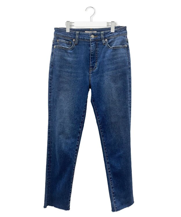 23区 【SLOW/洗える】SLOW DENIM タイトストレート デニム ダルブルー系