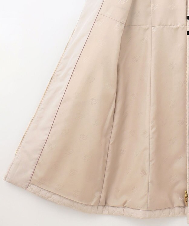 TOCCA LAURA キルティングロングコート ベージュ系