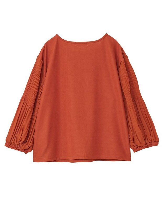 Green Parks マジョリカ袖カットプルオーバー Terracotta