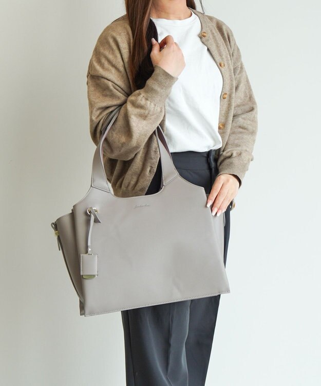 ACE BAGS & LUGGAGE Jewelna Rose アテナ トートバッグ A4サイズ 16322 ジュエルナローズ グレージュ