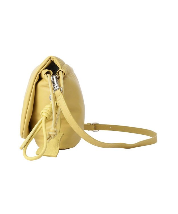 Green Parks パテッドドロストショルダーバッグ Yellow