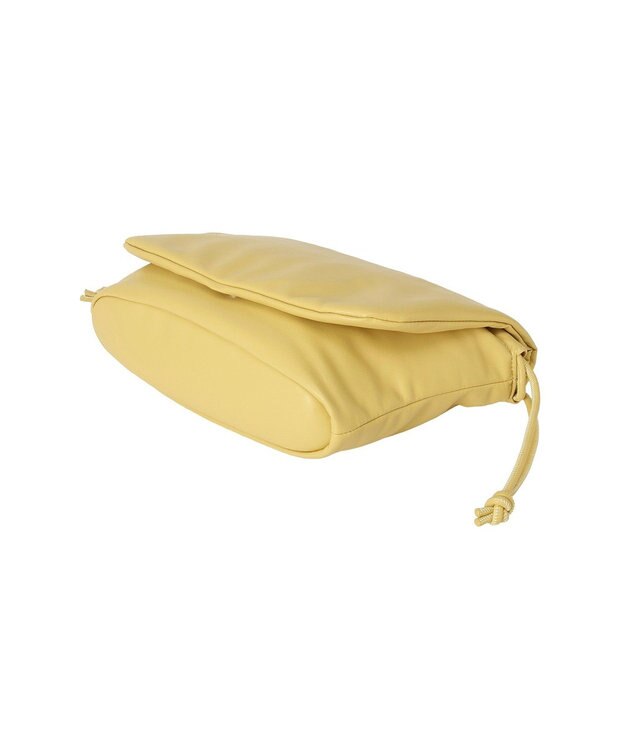 Green Parks パテッドドロストショルダーバッグ Yellow