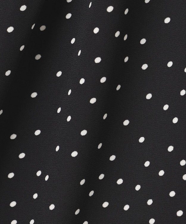 ANY SIS 【洗える】ドルマンスリーブ ブラウス ブラックドット