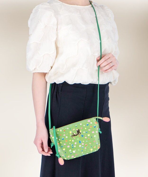 tsumori chisato CARRY てんてん ショルダーバッグ ミニバッグ グリーン