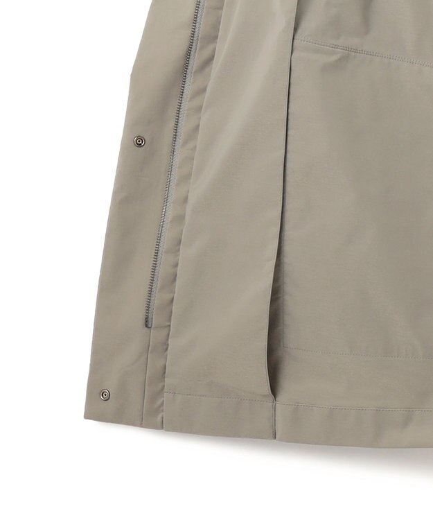 ICB L 【撥水加工】メモリーストレッチタフタ マウンテンパーカー カーキ系