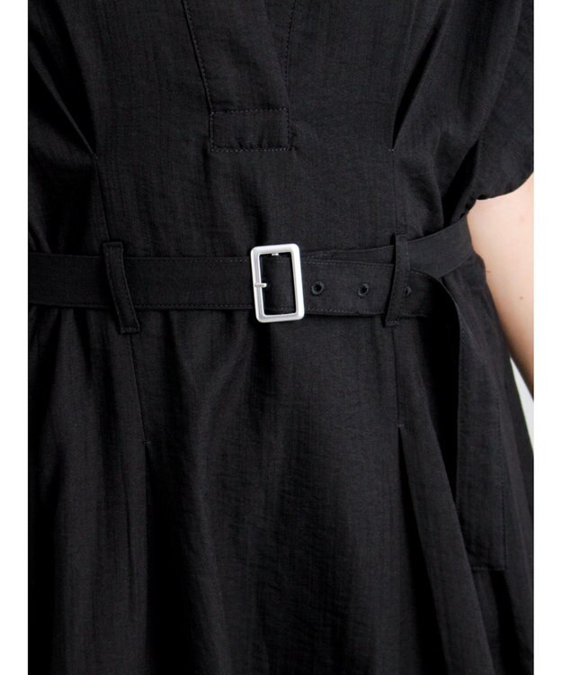 Te chichi ミリタリーチュニックシャツ ブラック