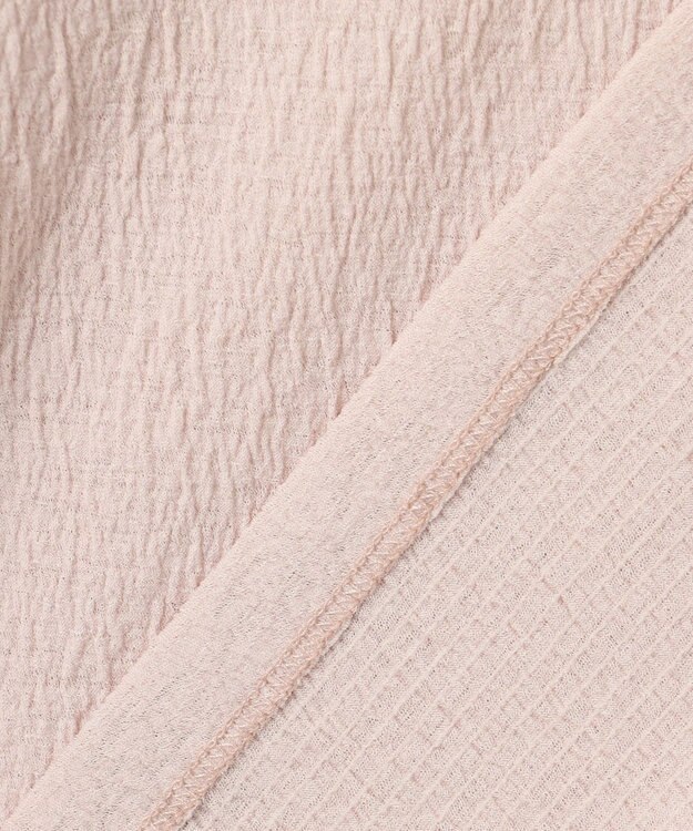 Feroux 【洗える】シアーメロー プルオーバー ピンク系