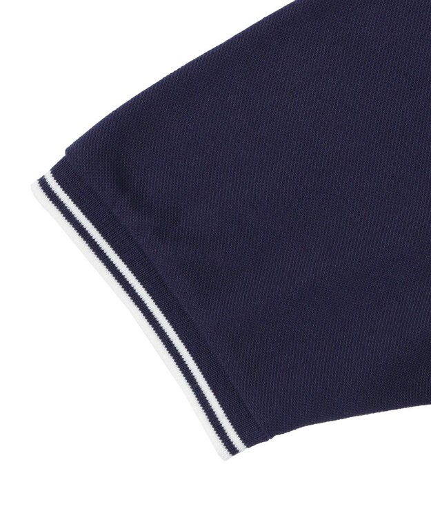 WEGO 【ユニセックス着用ITEM/SMLサイズ展開】別注USPOLOラインポロシャツ ネイビー