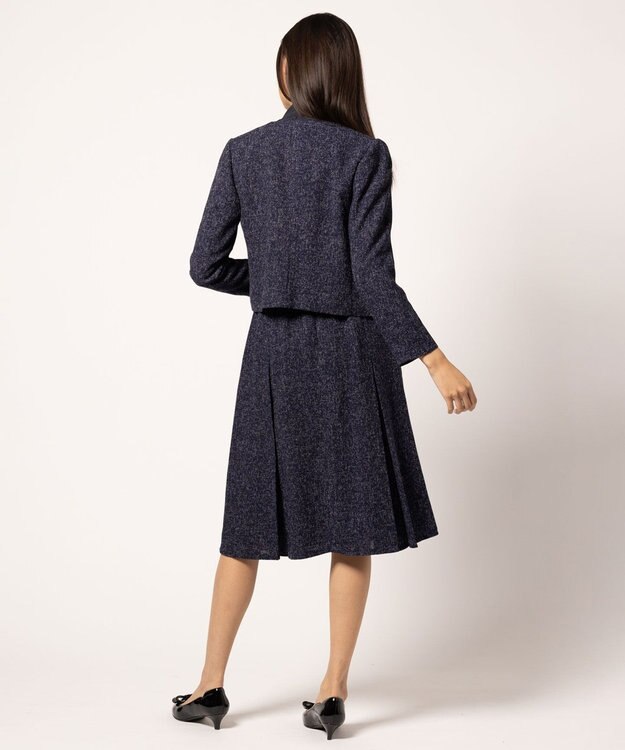 TOCCA 【洗える】MIST TWEED ジャケット ネイビー系5