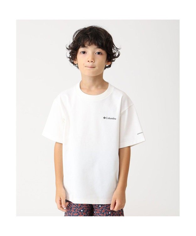 Columbia Columbia/ 【KIDS】スタックブルックグラフィックショートスリーブTシャツ /コロンビア Sea Salt