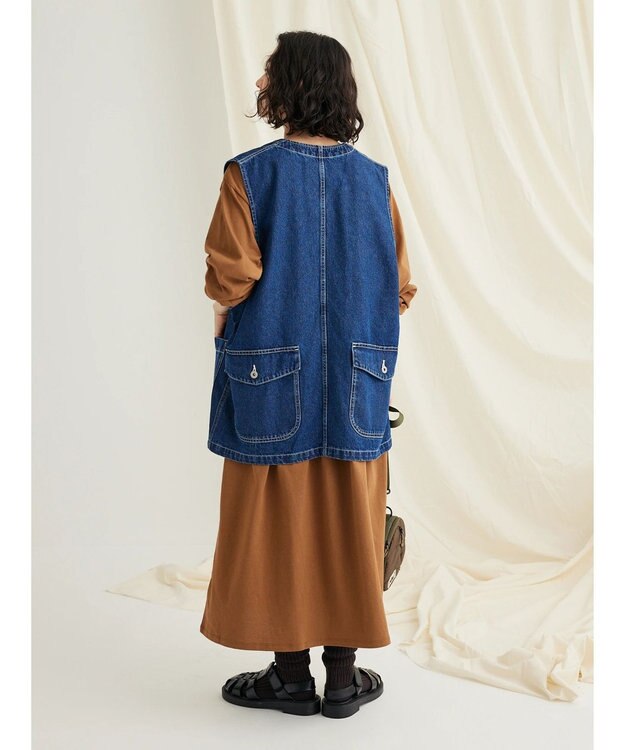 CRAFT STANDARD BOUTIQUE デニムワークベスト Indigo