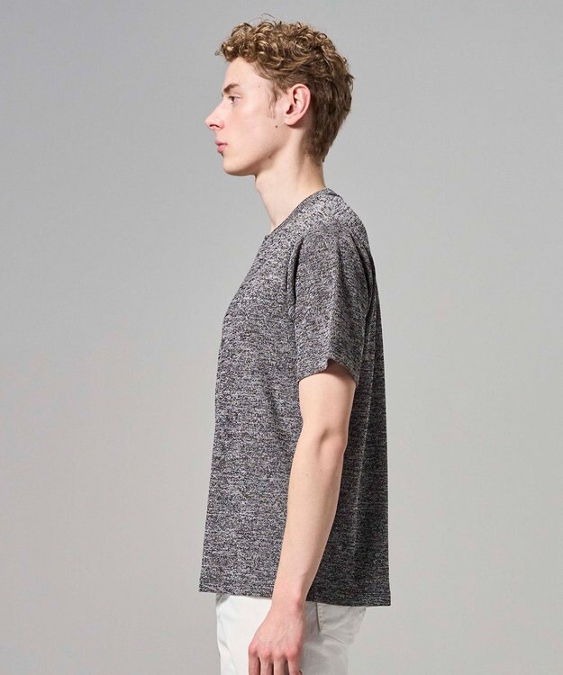 JOSEPH HOMME 【WEB・一部店舗限定】 メランジウィーブ　半袖カットソー グレー系