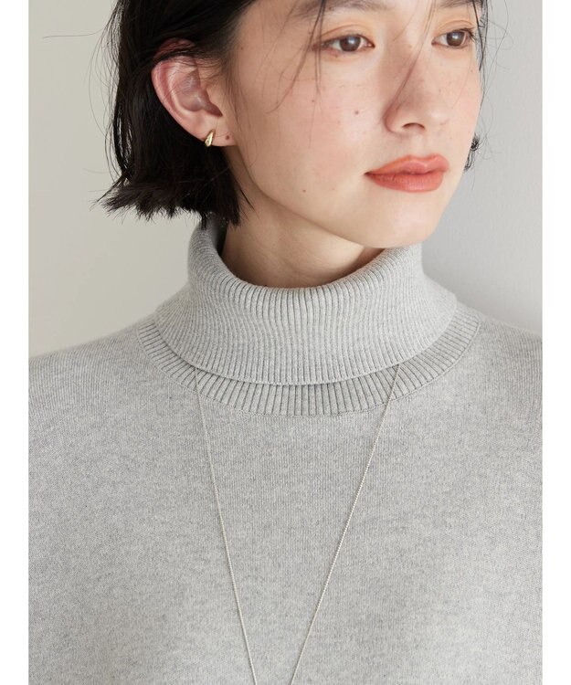 AMERICAN HOLIC バイパチタートルネックニットプルオーバー Light Gray Mixture