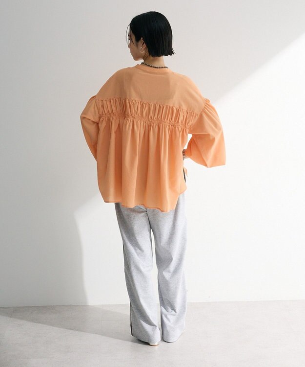 Green Parks シャーリングスキッパーシャツ Orange