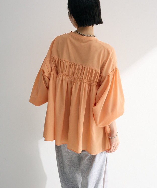 Green Parks シャーリングスキッパーシャツ Orange