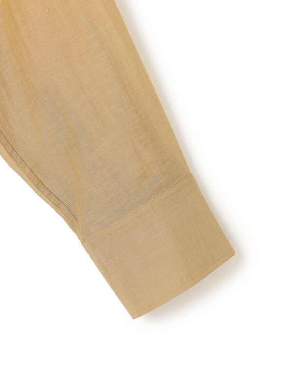 23区 S 【先行予約】リネンミックスシアースラブ オーバーシャツ ベージュ系