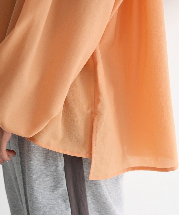 Green Parks シャーリングスキッパーシャツ Orange