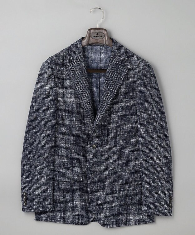 GOTAIRIKU 【吸汗速乾/シワになりにくい/ストレッチ/通気性】クールマックスサッカー シャツジャケット ダルブルー系4