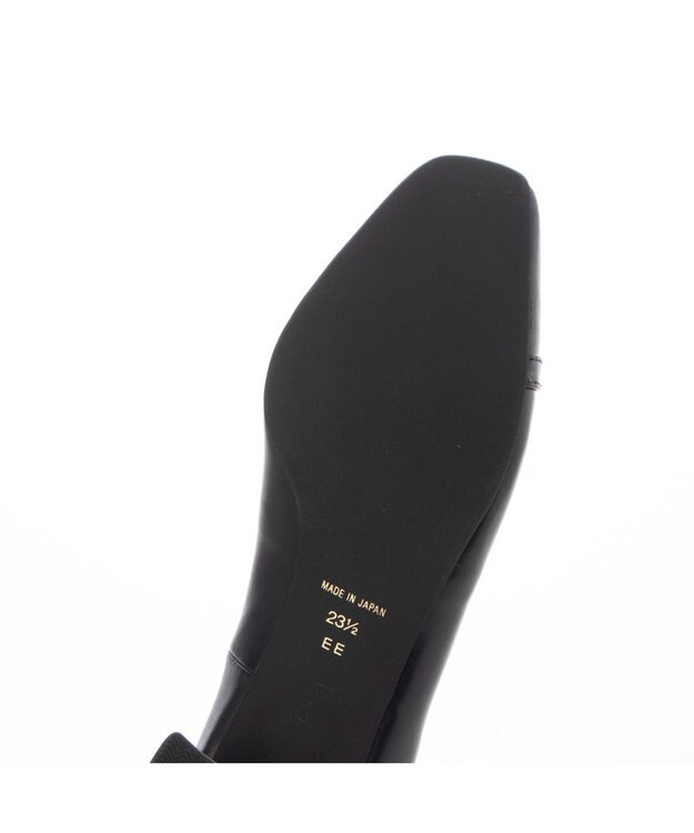 Riz raffinee <Riz raffinee>スクエアトゥヒールアップローファー ブラック