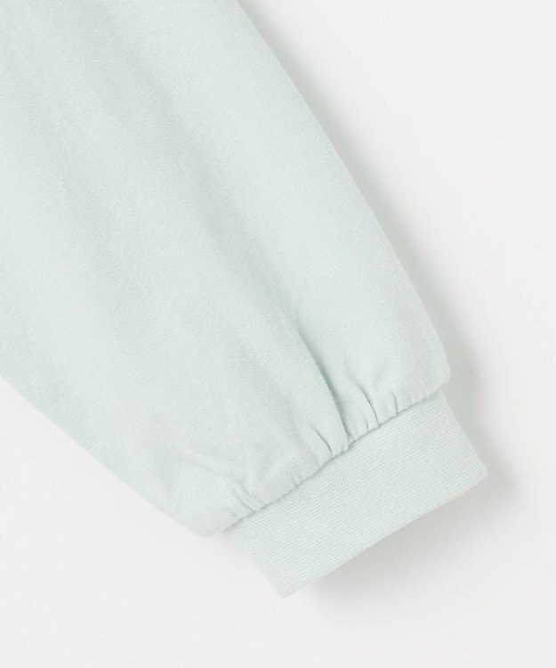 ANY KIDS 【綿100%】ネコアソート 長袖Tシャツ ミント