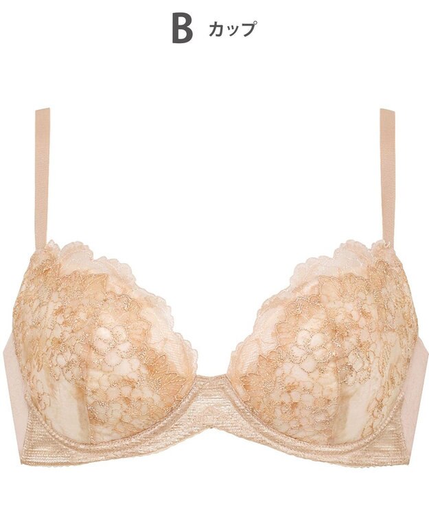 Wing ブラジャー 夏のブラストレスから解放 汗の不快感を軽減(カップ肌側・ワイヤーループ・バック) 背中すっきり 【ときはなつブラ】 KB2872 ウイング／ワコール ベージュ