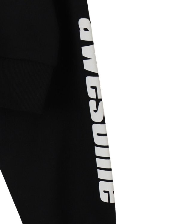 WEGO スターナンバリングショートスウェット ブラック