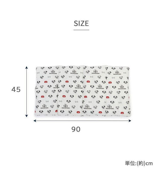 PET PARADISE ディズニー 101匹わんちゃん クールロールマット 小型犬 白～オフホワイト